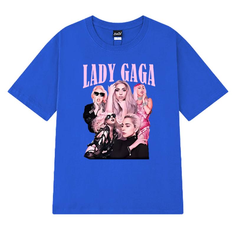 Heißer Verkauf Neues Album Lady Gaga Mayhem Hip Hop 100% Baumwolle T-Shirt Unisex Damen Kurzarm T-Shirts Sommer Unisex Übergröße Oberteile