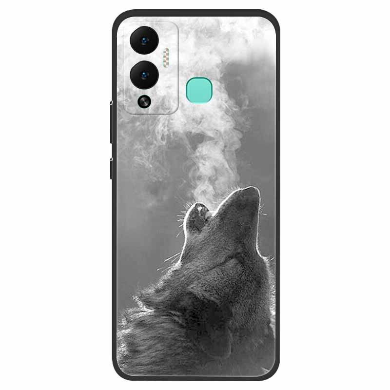 For Infinix Hot 12 Play NFC Case X6816D Shockproof Silicone Soft TPU Phone Cover for Infinix hot12 play NFC Case Bumper Funda