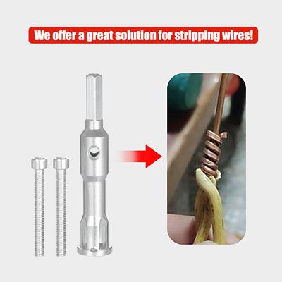Wire Twisting Tool Wire Stripper and Twister for Stripping and Twisting 11/12/13AWG Solid Wires for