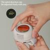 Mini Portable Clip Fan Handheld Waist Hanging Leafless Fan Rechargeable Small Whirlwind Desktop Fan For Daily Outdoor Travel