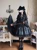 Gothic Lolita JSK Lolita Jumper Skirt with and Lace Up Sickly Princess Mori Princess Idol Size M [XHSUKADO] 2-Piece Cape, Ribbon, Dress, Women's
