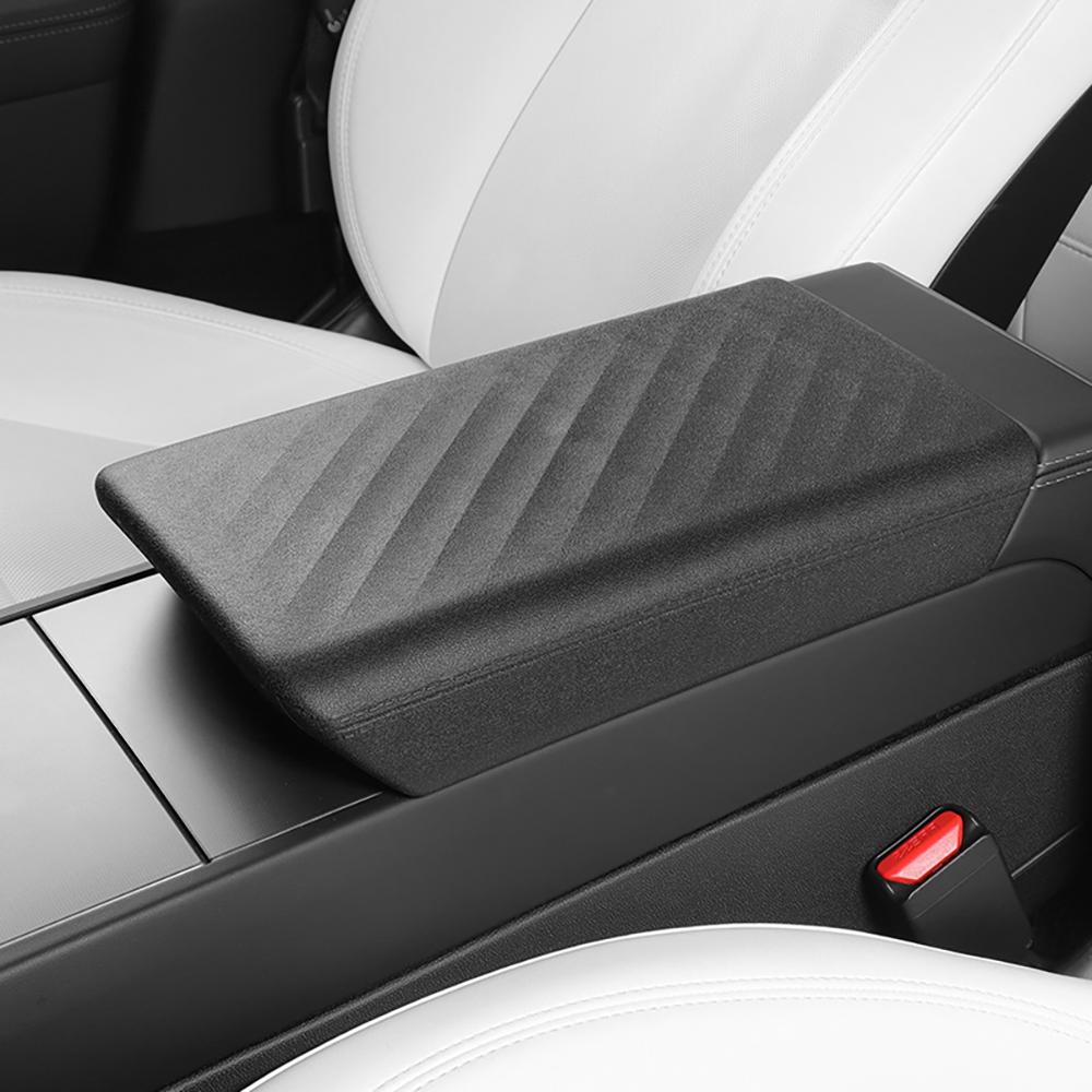 TPE Soft Center Console Armrest Cover for Tesla Model Y Juniper 2025 Model 3 Highland 2024 Electric Car Protection Accessories