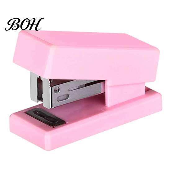 Office Stationery for Papers Mini Stapler, Compact Travel Size, with Smooth Binding 2 To Easy Use Stapler Crafts 15 Pages of Paper, Portable
