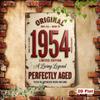 Vintage Metal Sign 1954 Limited Edition 22x30 cm Retro Wall Decor Gift