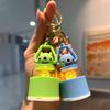 Adorable Silicone Monster Keychain Light Cute Pendant For Bags And Cars