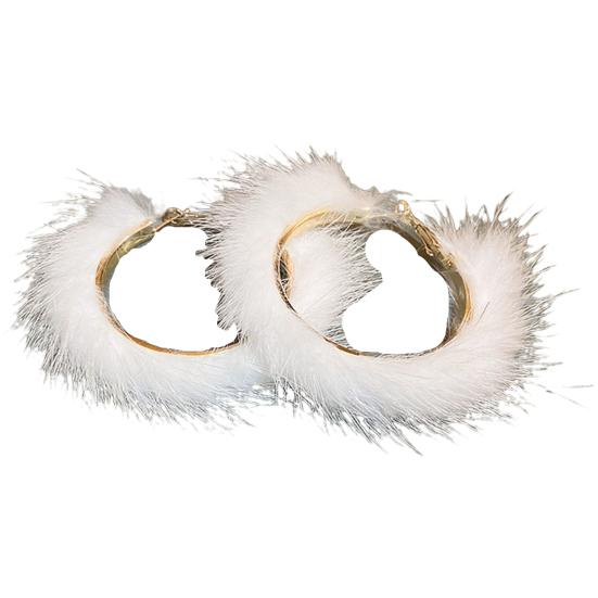 

1 пара сережек-кольцев, преувеличенное большое кольцо, подарки, модные украшения, однотонные плюшевые украшения