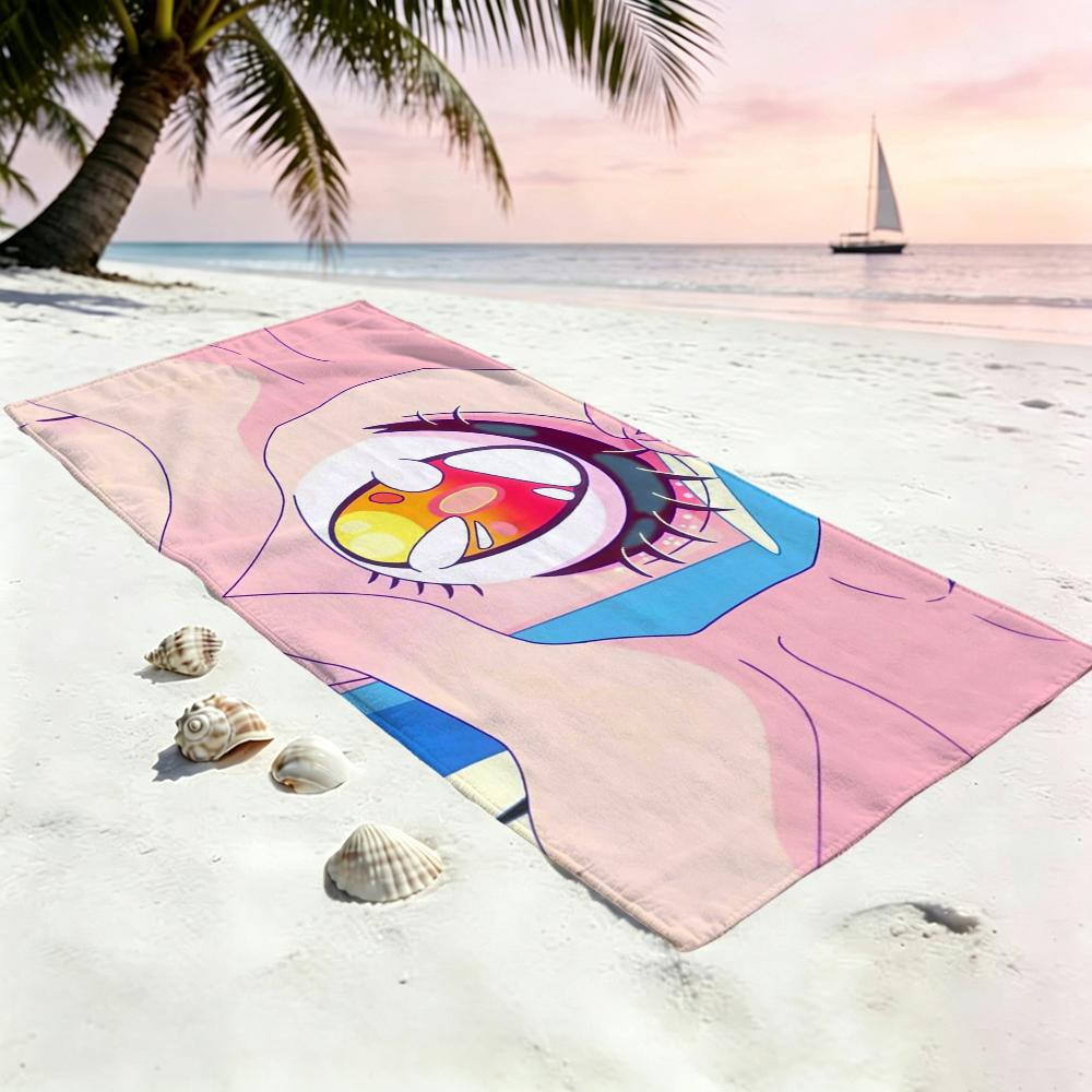 U-urusei cute Y-yatsura Anime Towel Beach Quick Dry Soft Pool Towels Gift for Travel Gym Shower Camping sports