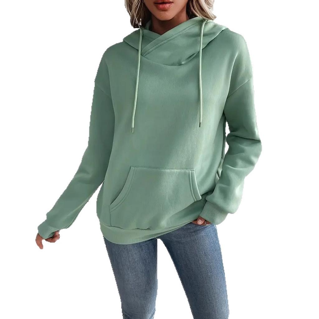 New Pocket Hoodie Women's Casual Hooded Pullover for Autumn and Winter