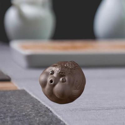 Chinese Pet Cute for Tea Lovers Gift,Creative Feng Shui Ornament Ceremony Decoration Purple Clay