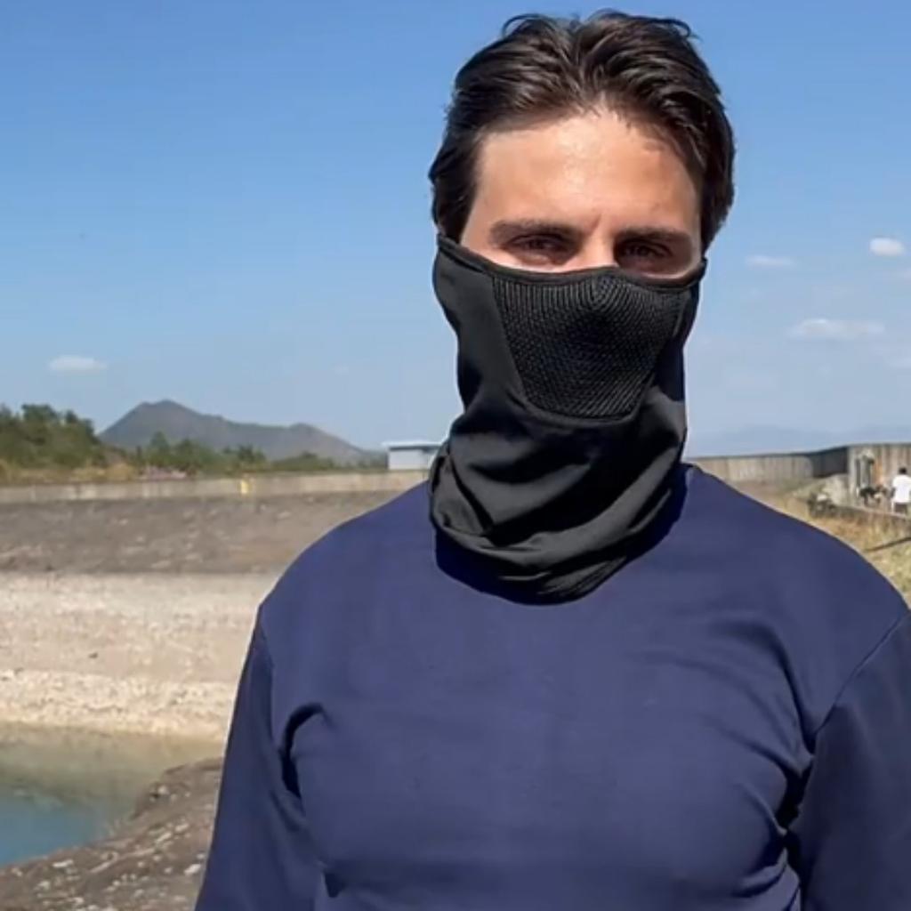 Outdoor Mens Hiking Cycling Mask Scarf Breathable Neck Gaiter Sport Motorcycle Summer Sun Ultra UV Protection Face Cover