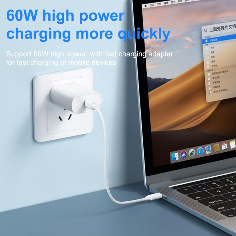 HdooLink 5 in 1 60W Schnellladekabel Typ-C Handy-Datenkabel USB-Ladegerät-Set Aufbewahrungsbox Datenkabel-Kombiset für Huawei Xiaomi