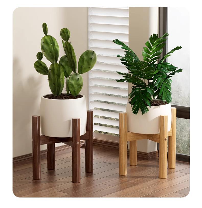 Cross-Shaped Plant Stand: Floor-standing Flower Shelf for Balcony or Living Room