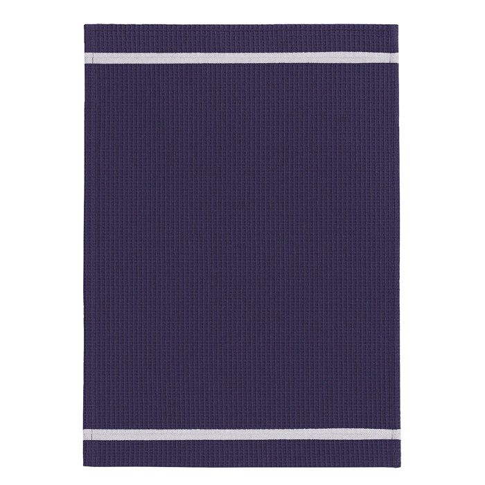 Torchon - Duo Style - Lot De 2 - 50 X 70 Cm - 100% Coton - Bleu