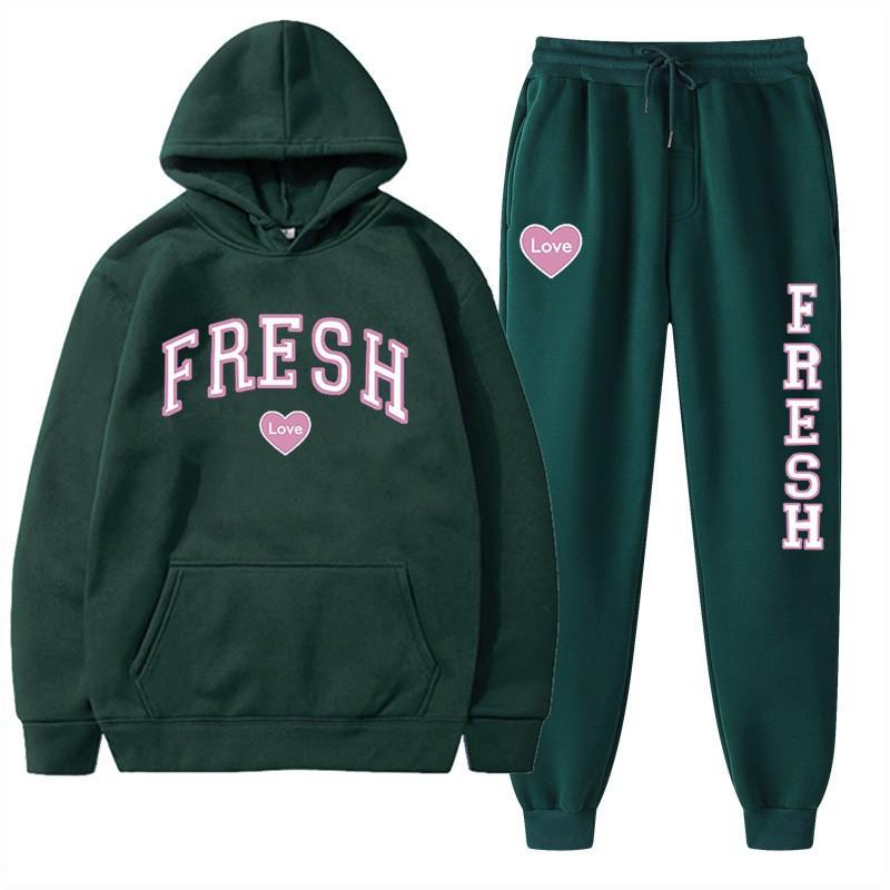 New Spring and Autumn Men's Hoodie Set, Popular In Europe and America, Casual Trend Men's Sweater Set