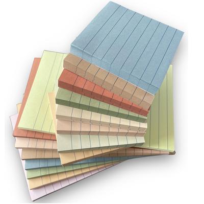 FLATLAND Lined Sticky Large High 75x75mm 2 8 Colors 1000 2 Muted Colors Notes, Size, Capacity, & 150x100mm, Sets, Each, Sheets,