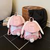 New Children's Bag Cute Cute Rabbit Ears Boys and Girls Backpack Cartoon Car Kindergarten Baby Schoolbag