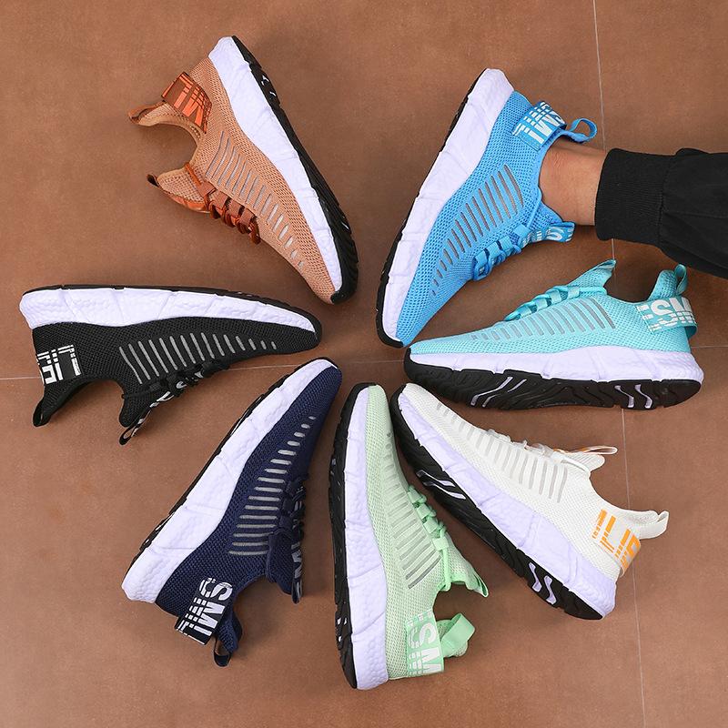 Fashion Women's Platform Sports Shoes with Fashionable Trendy Design Breathable Comfortable Shoes Outdoor Hiking  Walking Casual Shoes