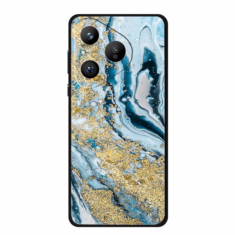 For Huawei Pura 80 5G Case Marble Granite Textured Soft Silicone TPU Phone Case For Pura80 5G Bumper Coque Mica Painted Cover