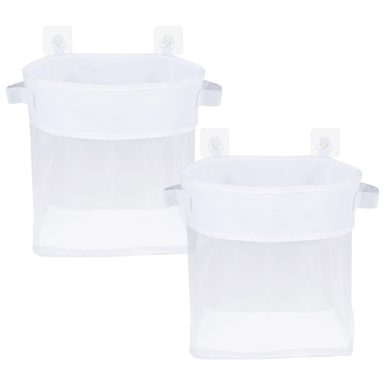 

2 шт., сетчатая ванна для детской ванной, корзина для хранения детских игрушек, дышащая, большая вместимость, детские игры, органайзер для игрушек в ванной