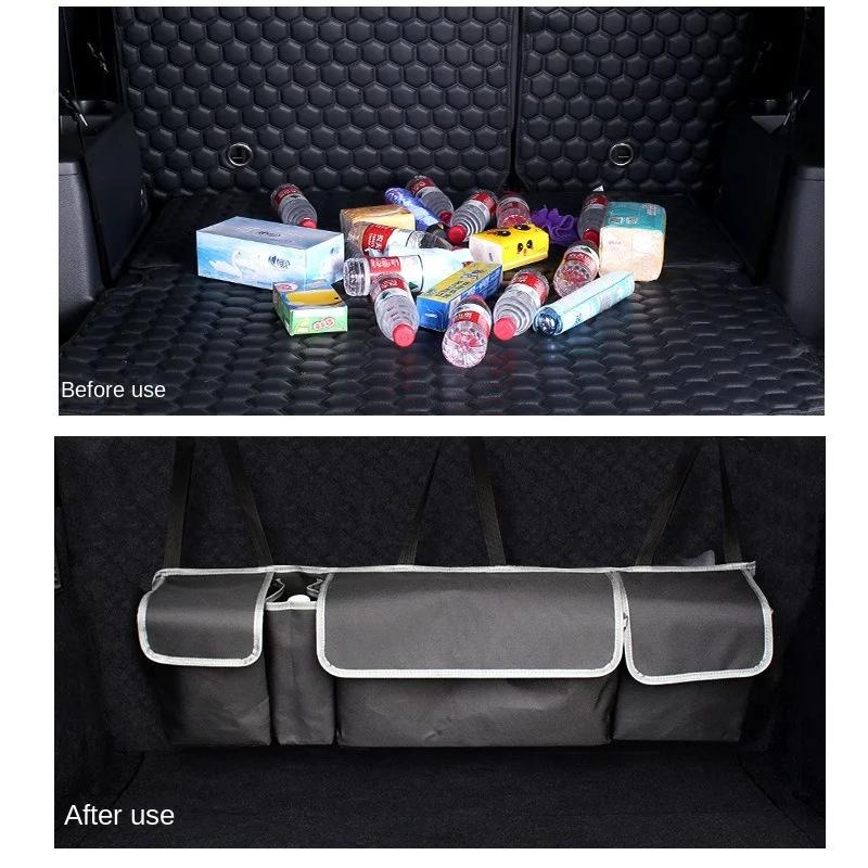 SUV Trunk Storage Bag, Car Seat Back, Oxford Cloth Hanging Bag, Multifunctional Car Storage Bag, Car Interior Accessories