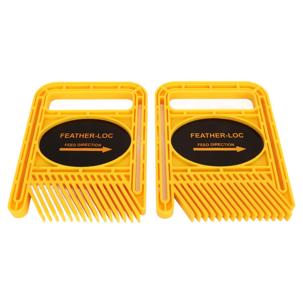 2 Set Featherboard Adjustable Extended Woodworking Track Safety Device for Table Saw Router Tables