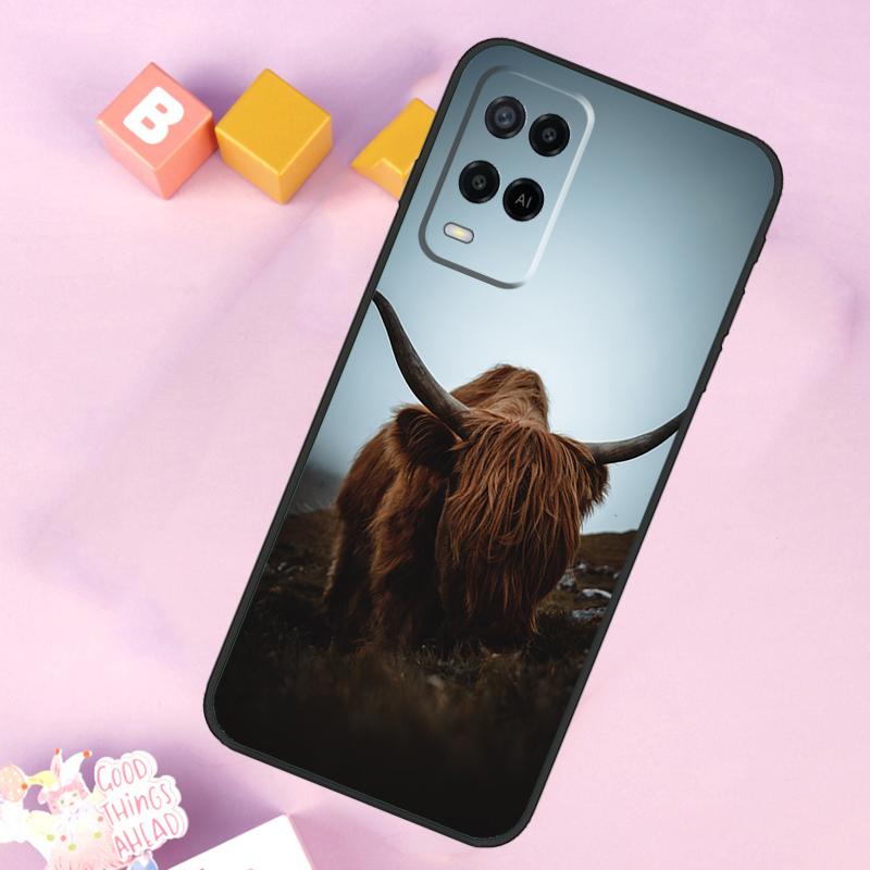 Hochlandrind Case Für Oppo A17 A57 A16 A76 A96 A60 A40 A80 A18 A38 A58 A78 A98 A15 A54 A74 A94 A6 A5 Pro