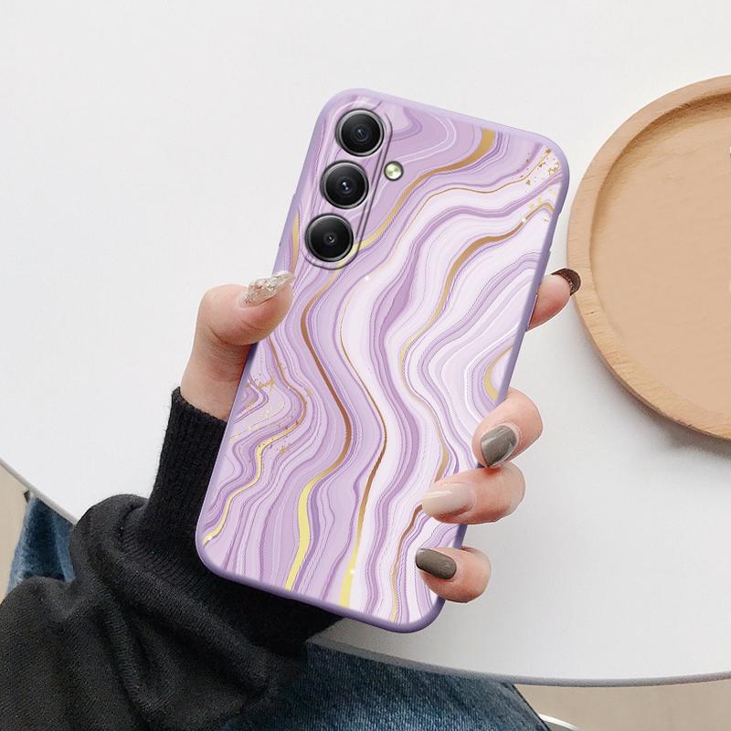 Mramorové měkké silikonové pouzdro pro Xiaomi Redmi Note 13 Pro 13C Poco M6 Samsung A35 A55 M35 S24 Huawei Honor 200 iPhone ochranný kryt proti nárazu