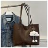 Korean Casual Large Capacity Women's Tote Bag - 2024 Trendy Simple Handbag for Versatile Commutes