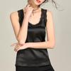 2018 European Summer Silkworm Satin Camisole: Versatile Slim-Fit Women's Top in Large Sizes