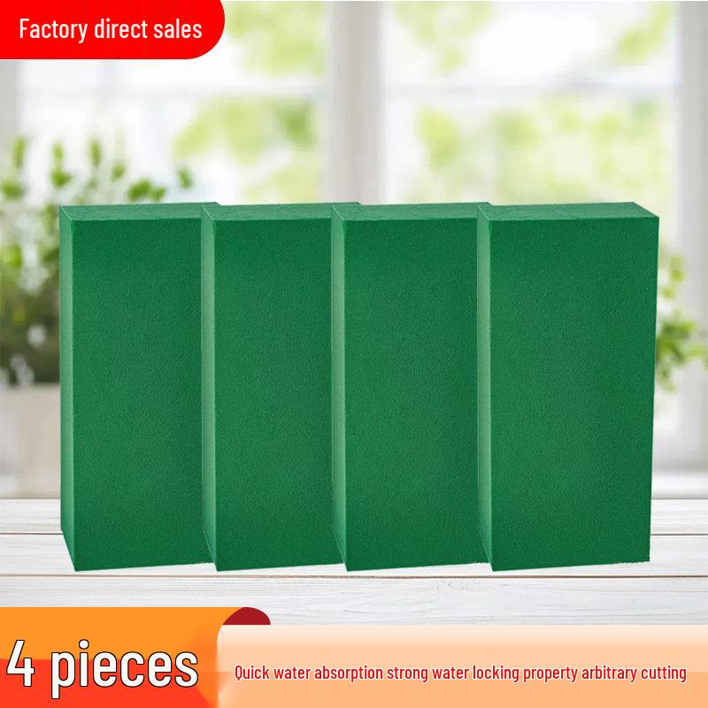 Water-Absorbing Floral Foam Blocks for Fresh Flower Arrangements - Moisturizing Sponge for Weddings & Floral Art