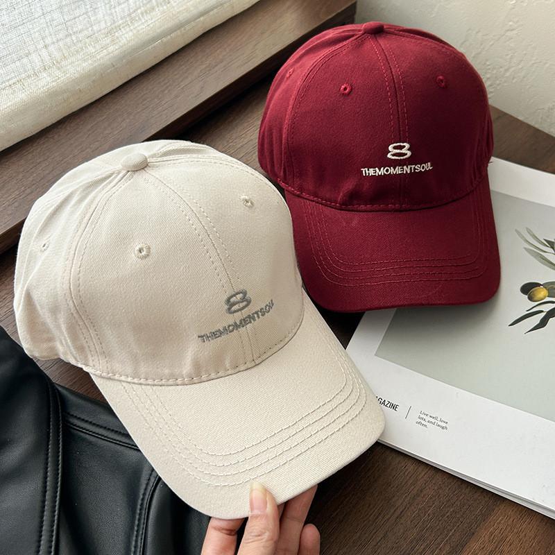 Cotton Baseball Cap With Embroidered Letters For Casual Men Women Summer Sun Protection