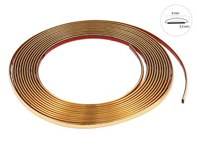 Decorative Strip, Gold, 9 Mm X 8 M (86744)