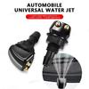 2PCS Car Windshield Wiper Washer Spray Nozzle Fits Most Car Models Car Dual Holes Windshield Washer Nozzle Water Spray
