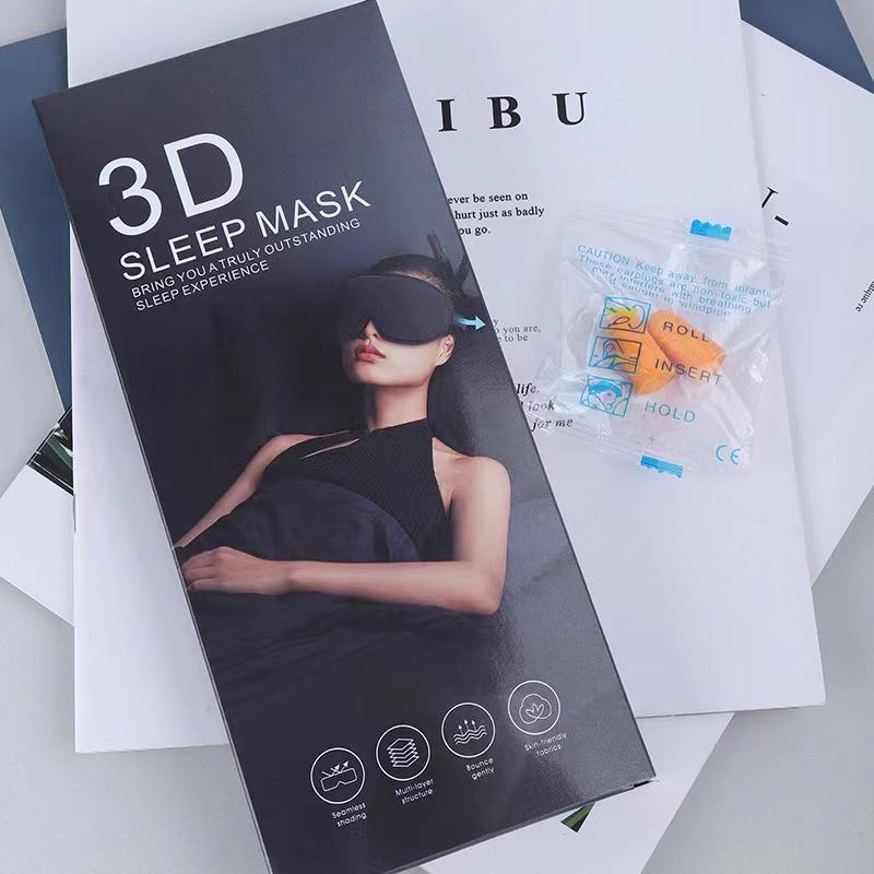3D Sleep Mask Soft Memory Foam 99 Blockout Light Comfortable Eye Cover for Deep Sleep