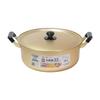 Pearl Metal Cook-All HB-6614 Large 33cm Aluminum Double-Handled Pot for Gas Stoves, Simmering, and Oden