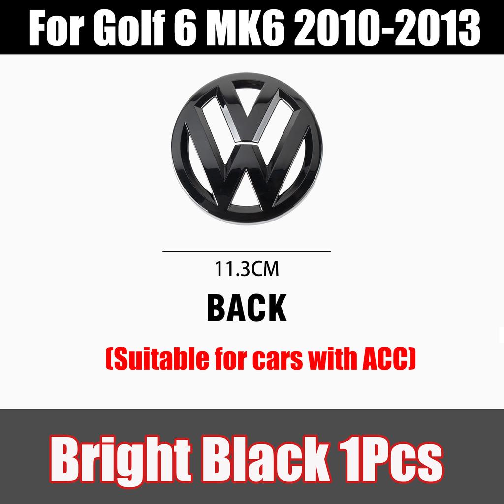 For Volkswagen VW Golf 6 MK6 2012 2013 2010 2011 Non-destructive Car Front Grill Badge Trunk Lid Cover Emblem Sticker Accessorie CWX1 B13