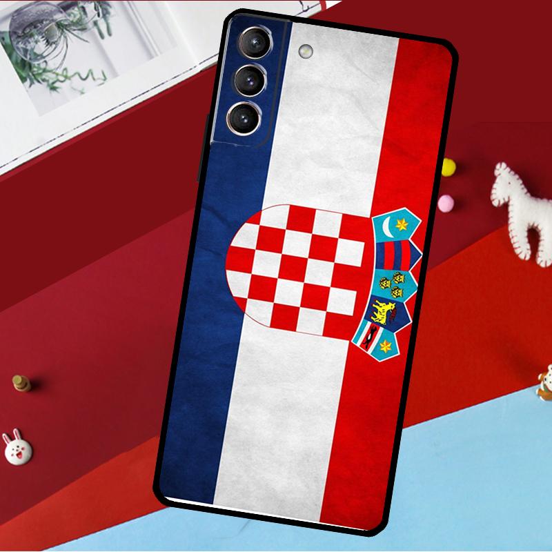 Croatia Flag Funda For Samsung Galaxy S26 S25 S24 S22 S23 Ultra Plus S20 S21 FE S9 S10 S25 FE Phone Case