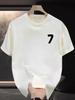 Trendy Brand Men's Summer Digital Print Short Sleeve T-shirt - Stylish Versatile Top