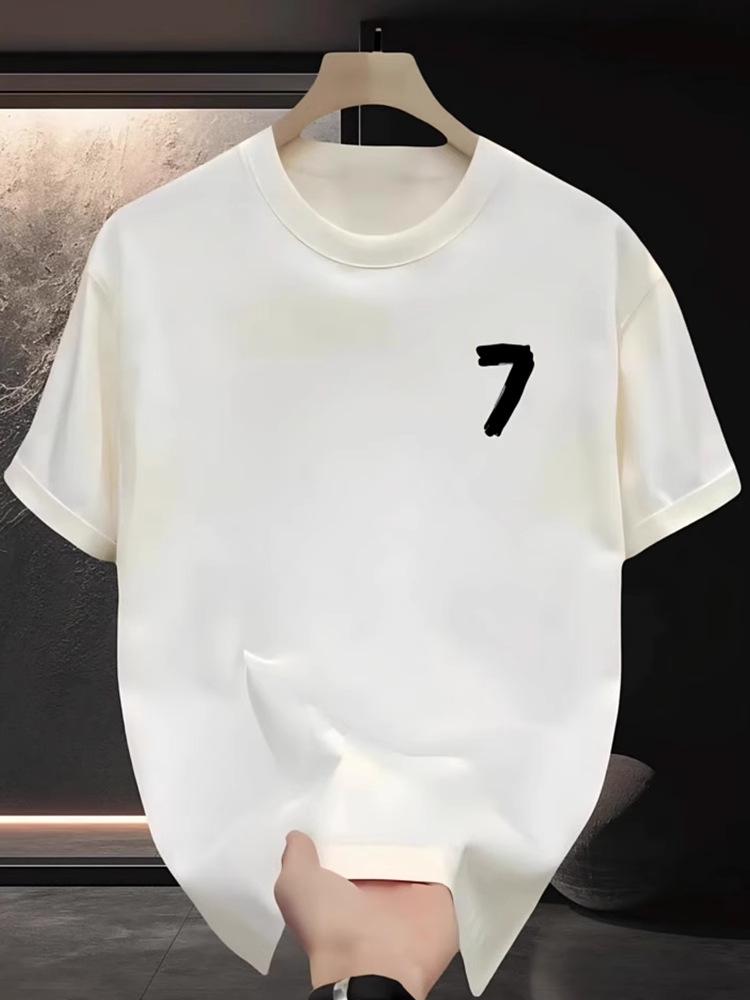 Trendy Brand Men's Summer Digital Print Short Sleeve T-shirt - Stylish Versatile Top