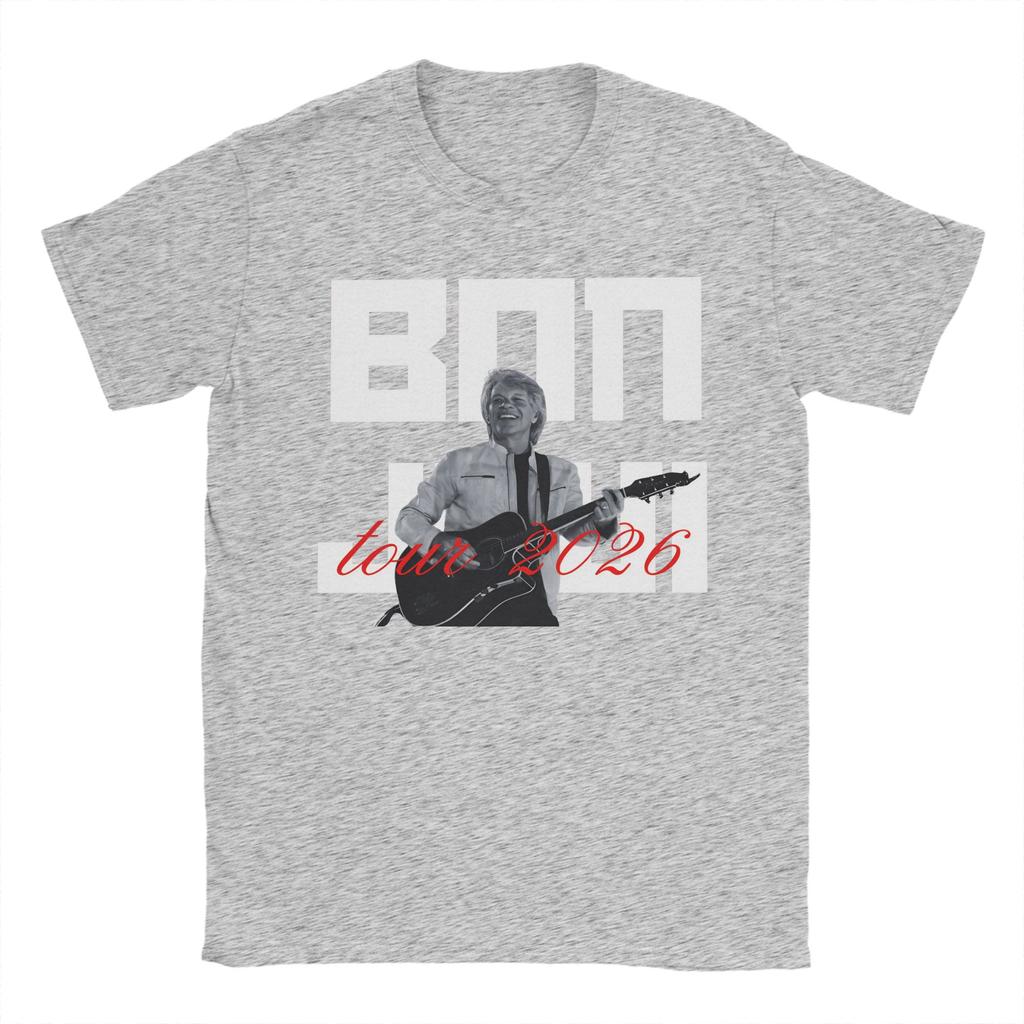 Bons Jovis Tour 2026 Tee Shirt for Men Women Print T Shirts Cotton Clothes