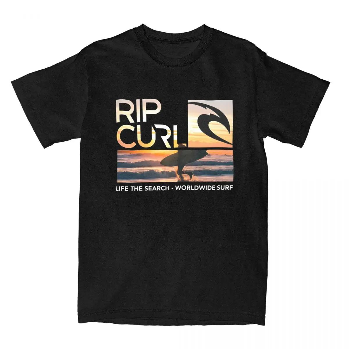 

Продаю мужскую футболку Rip Live The Search с логотипом Beauty Curl, летнюю, из хлопка превосходного качества, мужскую, большого размера, парную футболку с принтом S
