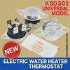 KSD302 Thermostat Switches 20A 250V Auto/Manual Reset Temperature Control Switches for Electric Water Heater Easy To Install