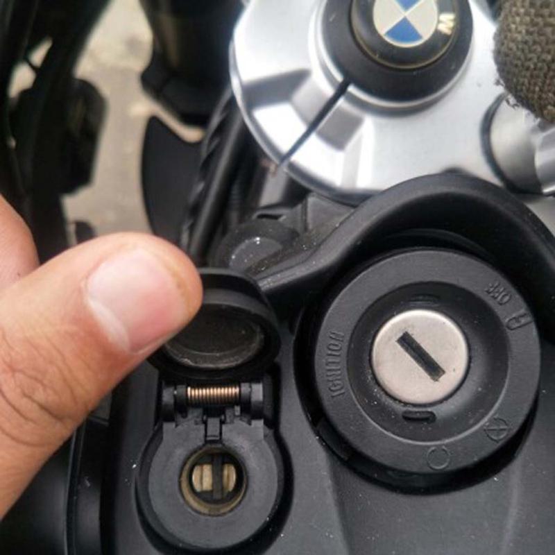Dual USB Charger DIN Cigarette Lighter Socket for BMW Triumph Hella Motorcycle