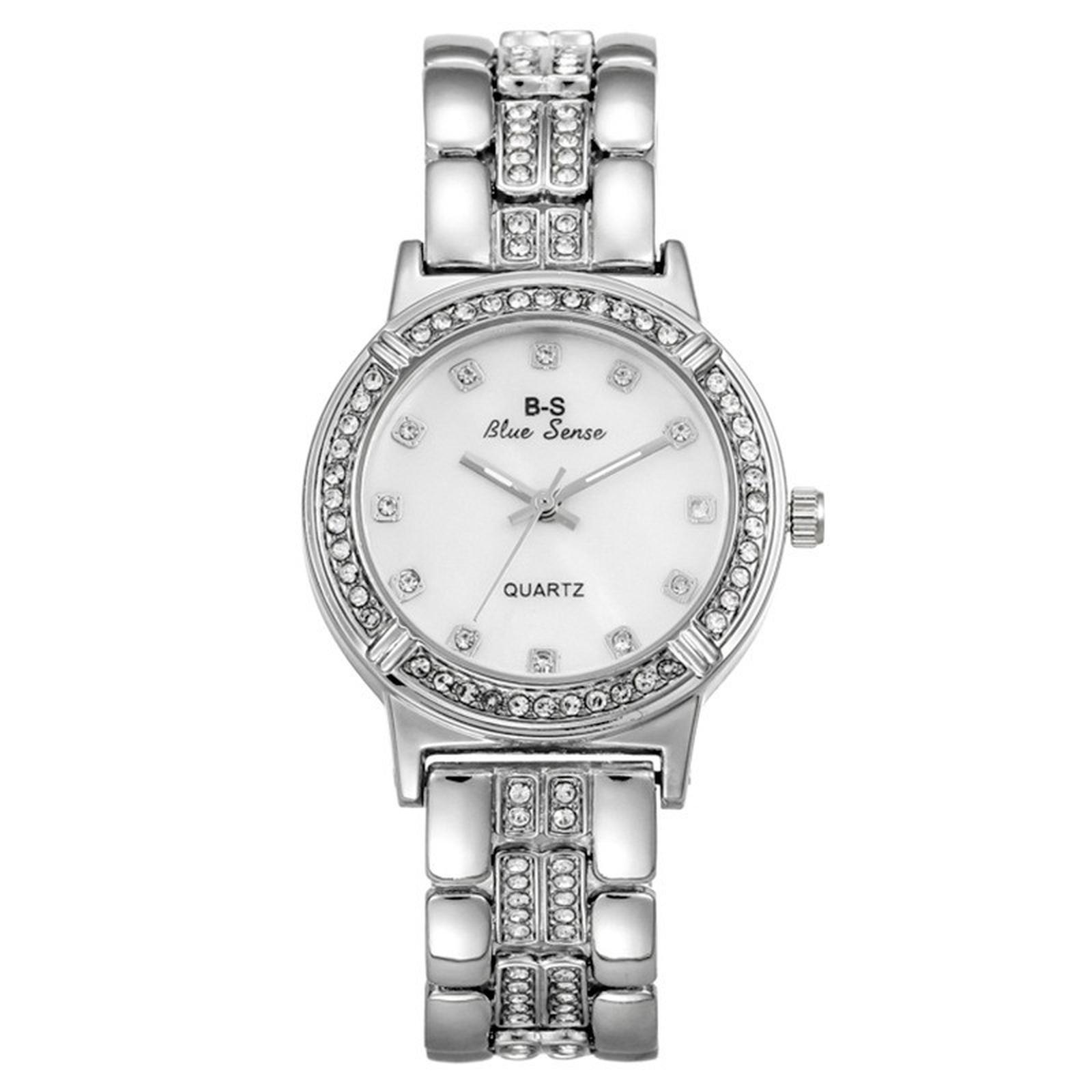 

Women Fashion Leather Watch One Size серебряный