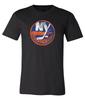 Tričko s logem New York Islanders (opotřebovaný vzhled) S-6XL Sledování!! Unisex tričko