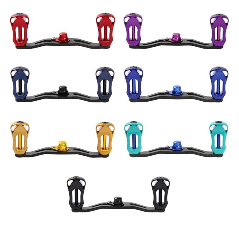 Leichte Wassertropfenrollen Angelrollen Griff Kohlefaser Angel Baitcastrollen Griff Wippe Angelzubehör