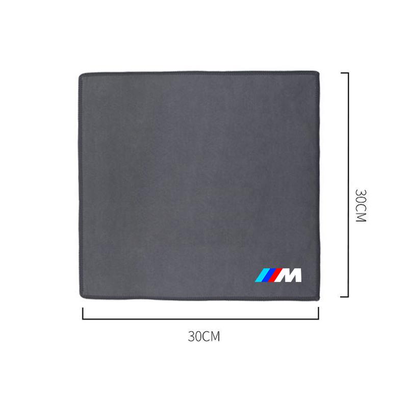 BBJS7 Car Cleaning Soft Brush Tool Dust Remover Suede Fleece Microfiber Wash Towel Rag For BMW M 1 2 3 4 5 7 Series X1 X3 X4 E46 E60