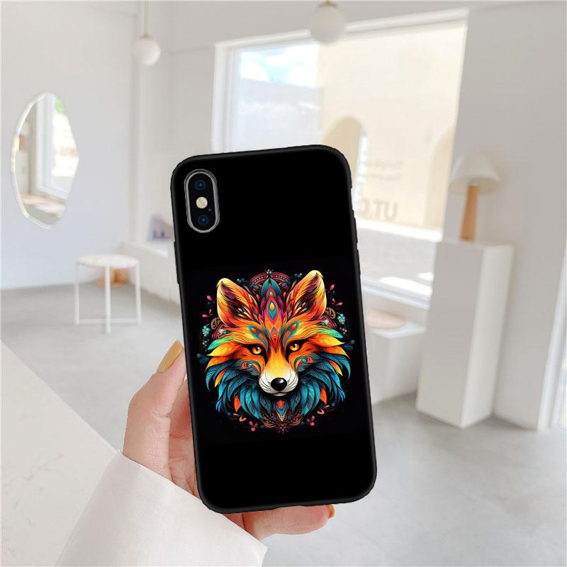 BF60 Fox funny Art Phone Case for Samsung Galaxy M06 M15 M16 M35 M55 M56 A36 A42 A50 A50S A51 A52 A32 A33 A05 A05S A06 A16 A20