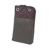Indenya Inden Sacoche Smartphone Pochette Smartphone Case Deerskin Purple X Black Lacquer Rose Petite 5027-06-176