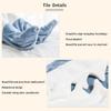 Flannel Shark Sleeping Bag Cozy Cartoon Pajamas Cute Shark Blanket Hoodie  Keep Warm